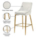 Karina Black Velvet Stool - Sterling House Interiors