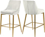 Karina Black Velvet Stool - Sterling House Interiors