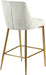 Karina Black Velvet Stool - Sterling House Interiors