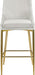 Karina Black Velvet Stool - Sterling House Interiors