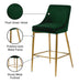 Karina Black Velvet Stool - Sterling House Interiors