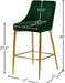 Karina Black Velvet Stool - Sterling House Interiors