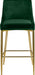 Karina Black Velvet Stool - Sterling House Interiors
