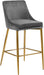 Karina Black Velvet Stool - Sterling House Interiors