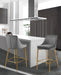 Karina Black Velvet Stool - Sterling House Interiors
