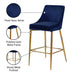 Karina Black Velvet Stool - Sterling House Interiors