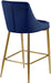 Karina Black Velvet Stool - Sterling House Interiors