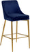 Karina Black Velvet Stool - Sterling House Interiors