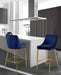 Karina Black Velvet Stool - Sterling House Interiors