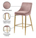 Karina Black Velvet Stool - Sterling House Interiors