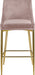 Karina Black Velvet Stool - Sterling House Interiors