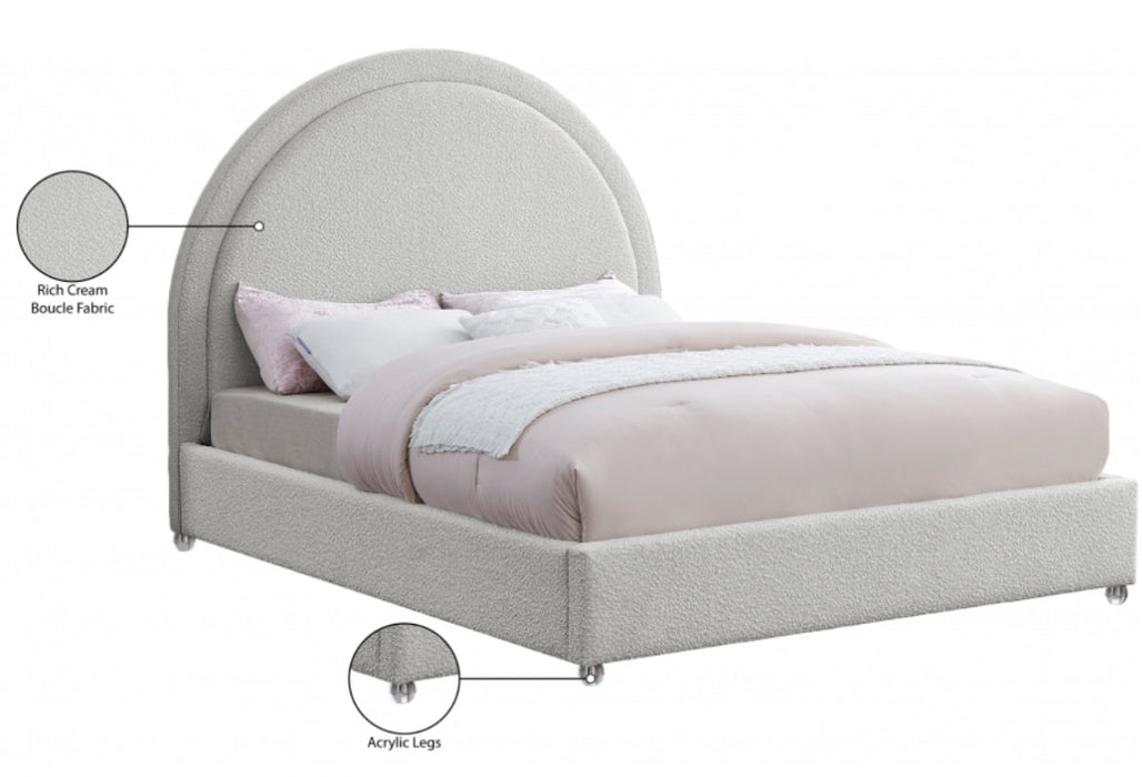 Mikela 5205 Boucle Fabric Bed