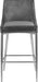 Karina Black Velvet Stool - Sterling House Interiors