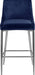 Karina Black Velvet Stool - Sterling House Interiors