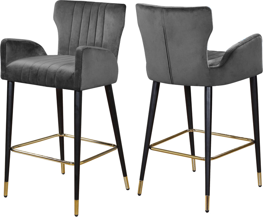 Luxe Velvet Stool - Sterling House Interiors