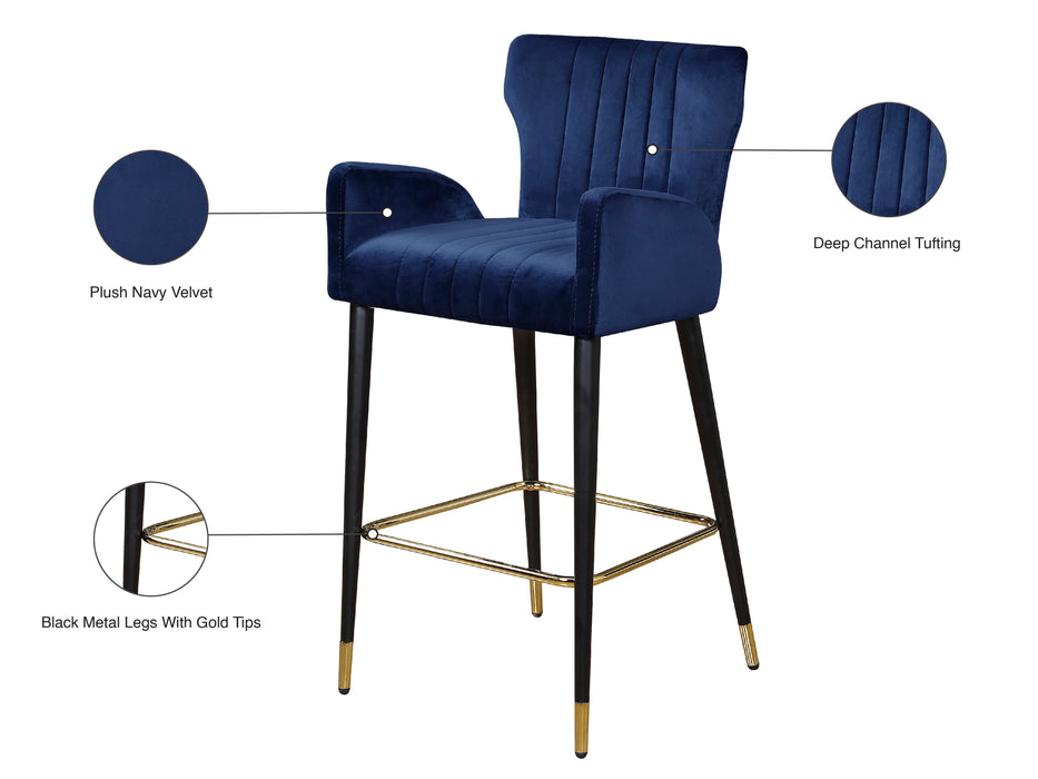 Luxe Velvet Stool - Sterling House Interiors