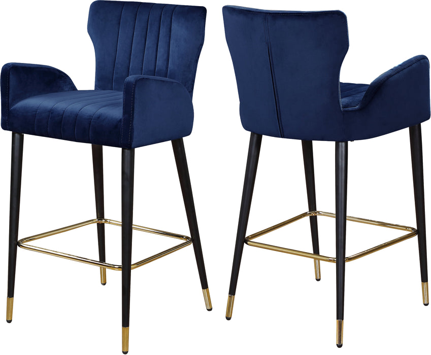 Luxe Velvet Stool - Sterling House Interiors