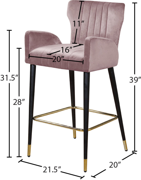 Luxe Velvet Stool - Sterling House Interiors