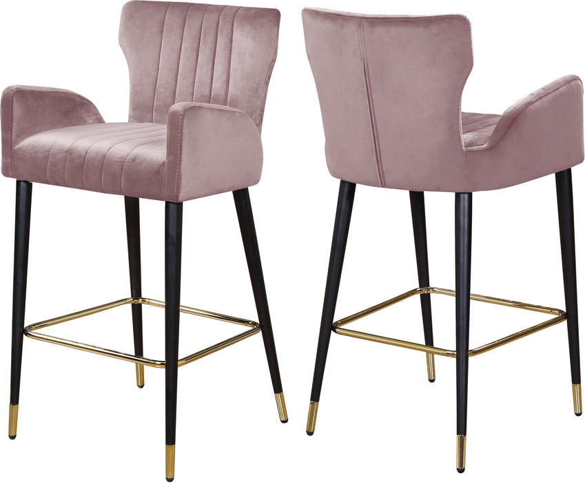 Luxe Velvet Stool - Sterling House Interiors