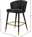 Cassie Velvet Stool - Sterling House Interiors
