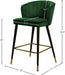 Cassie Velvet Stool - Sterling House Interiors