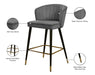 Cassie Velvet Stool - Sterling House Interiors