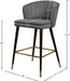 Cassie Velvet Stool - Sterling House Interiors