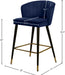 Cassie Velvet Stool - Sterling House Interiors