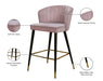 Cassie Velvet Stool - Sterling House Interiors