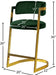 Stephanie Velvet Stool - Sterling House Interiors