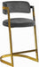 Stephanie Velvet Stool - Sterling House Interiors