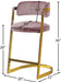 Stephanie Velvet Stool - Sterling House Interiors