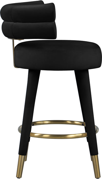 Fitzroy Velvet Counter Stool - Sterling House Interiors