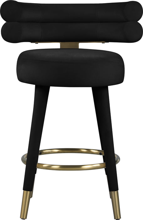 Fitzroy Velvet Counter Stool - Sterling House Interiors