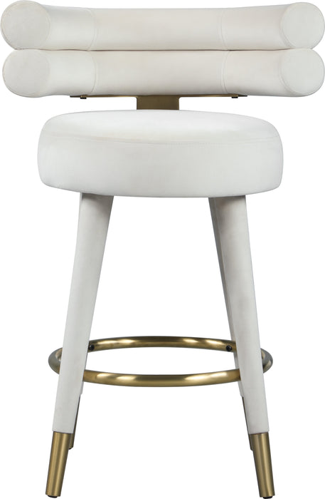 Fitzroy Velvet Counter Stool - Sterling House Interiors