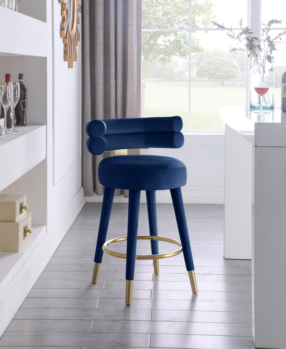 Fitzroy Velvet Counter Stool - Sterling House Interiors