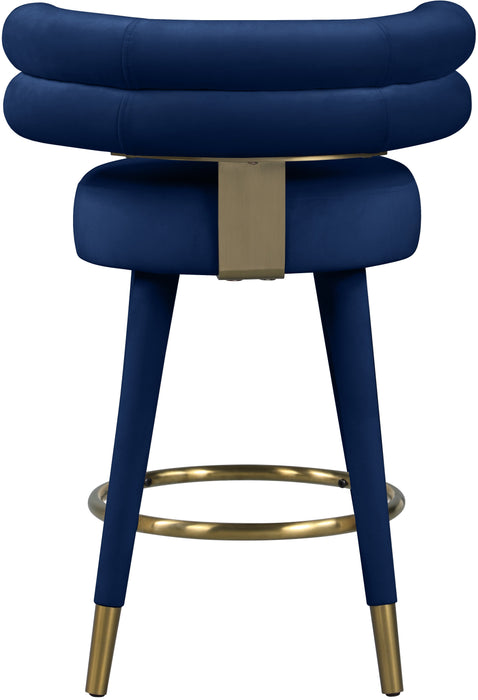 Fitzroy Velvet Counter Stool - Sterling House Interiors