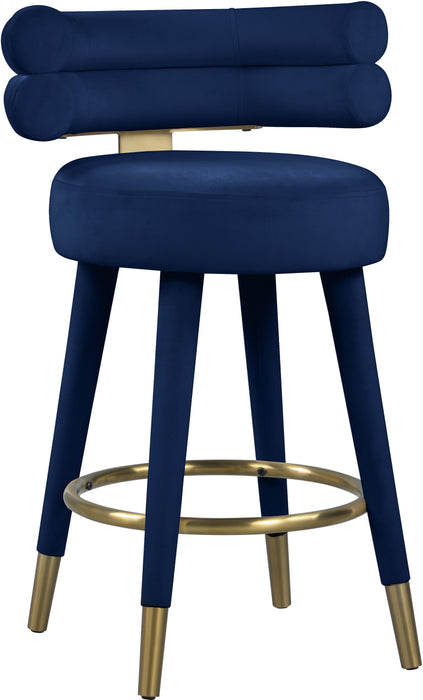 Fitzroy Velvet Counter Stool - Sterling House Interiors