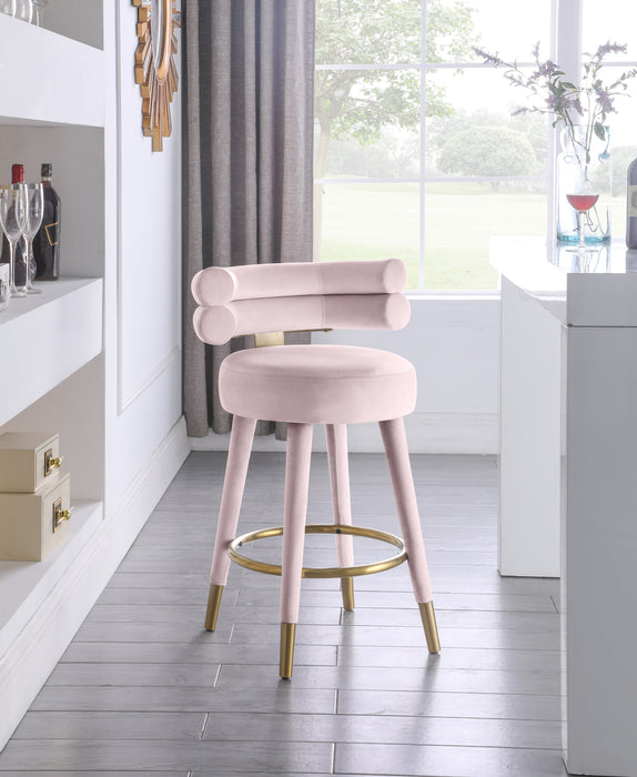 Fitzroy Velvet Counter Stool - Sterling House Interiors