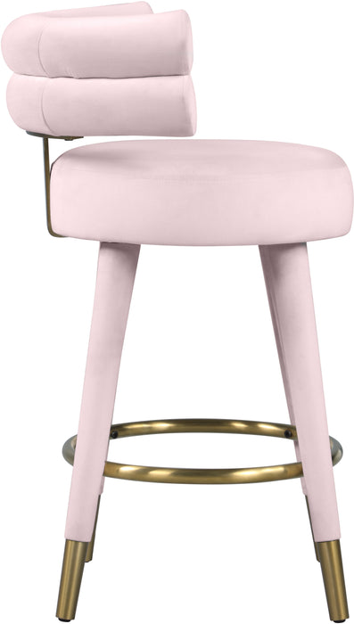 Fitzroy Velvet Counter Stool - Sterling House Interiors