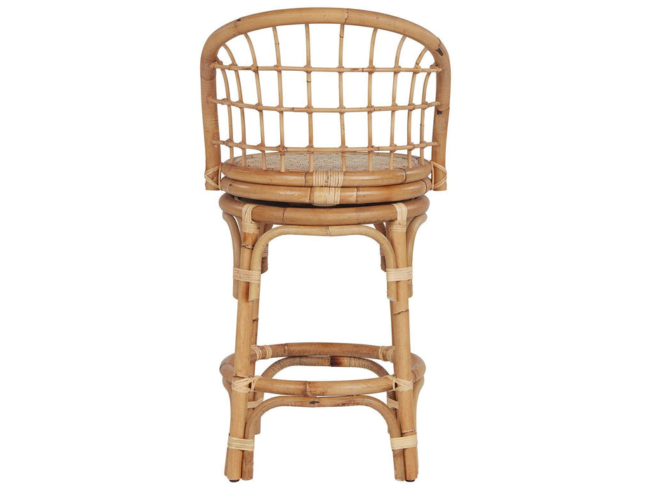 Getaway Rattan Counter Stool Light Brown