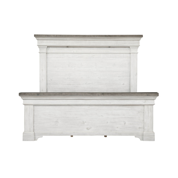 Valley Ridge Panel Bed White