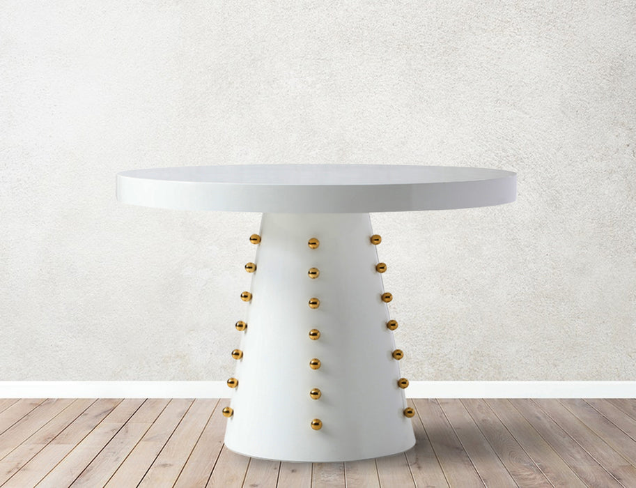 Scarpa White Dining Table - Sterling House Interiors