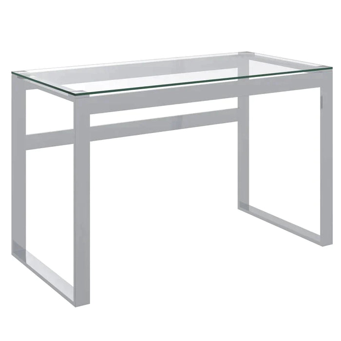 Zevon Desk in Silver - Furniture Depot