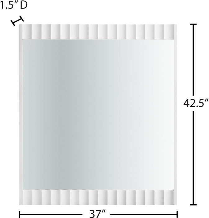 Modernist Gloss Mirror - Sterling House Interiors