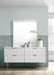 Modernist Gloss Mirror - Sterling House Interiors
