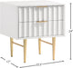 Modernist Gloss Night Stand - Sterling House Interiors