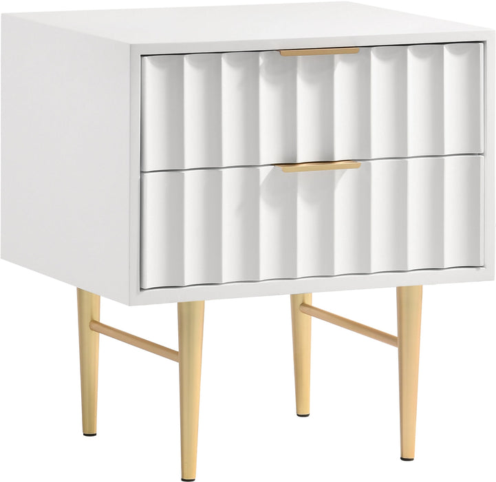 Modernist Gloss Night Stand - Sterling House Interiors