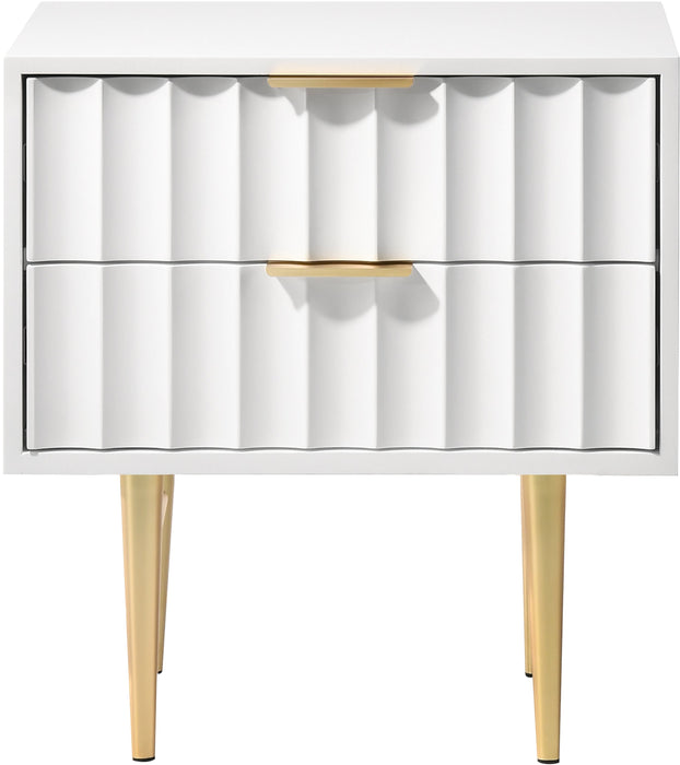 Modernist Gloss Night Stand - Sterling House Interiors