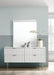 Modernist Gloss Mirror - Sterling House Interiors